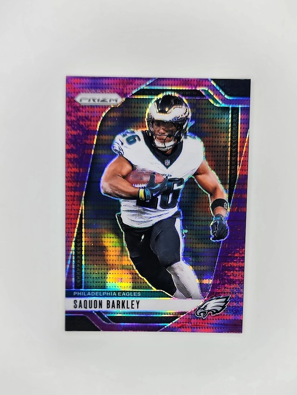 Saquon Barkley ~ 2024 Prizm ~ Purple Pulsar